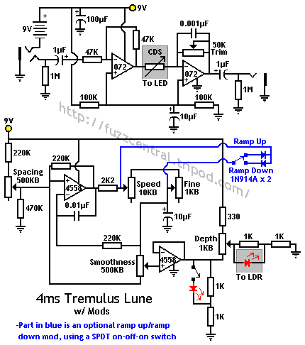 Tremulus Lune Schematic